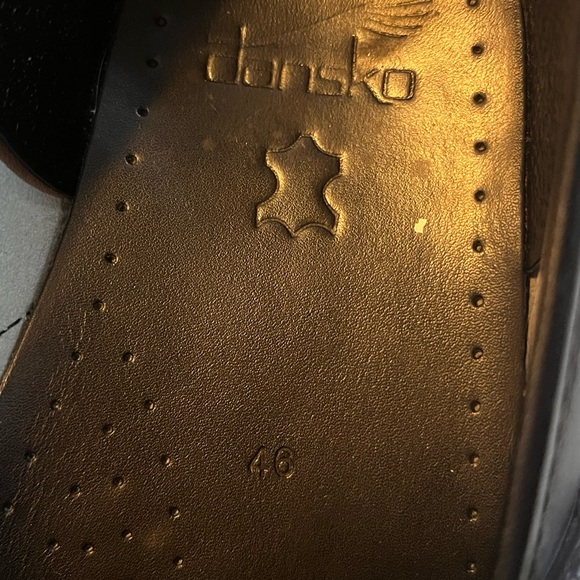 Dansko Womens Clogs size 46 (US 12) Black Professional - Picture 5 of 5